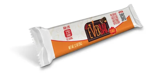 Vista 10 de EverBar - Barras de chocolate Dark'n Crispy, 24 unidades Barra de caramelo de oblea de chocolate negro sin OMG, para llevar Con café o té