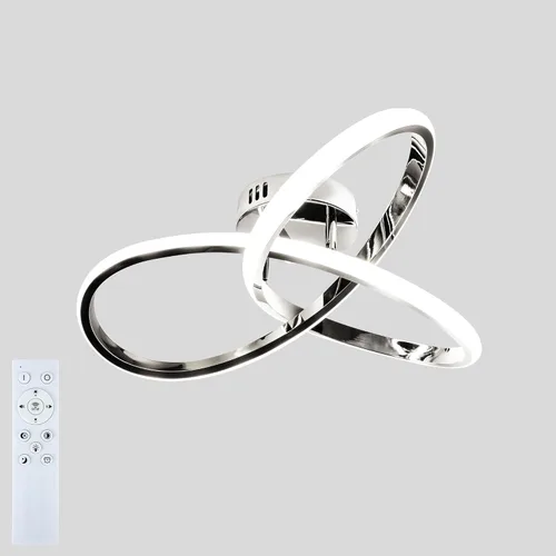 Vista 11 de Lámpara de techo moderna de 10 pulgadas, lámpara de techo regulable LED de 24 W con control remoto, temperatura de color ajustable de 3000 a 6000 K