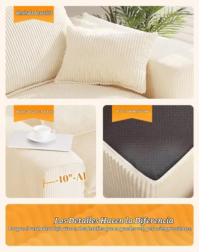Vista 8 de Cómodo sofá Cloud de 107" con chaise en forma de L y asiento profundo, sofá seccional modular en una caja, sofás tapizados sin estructura para sala