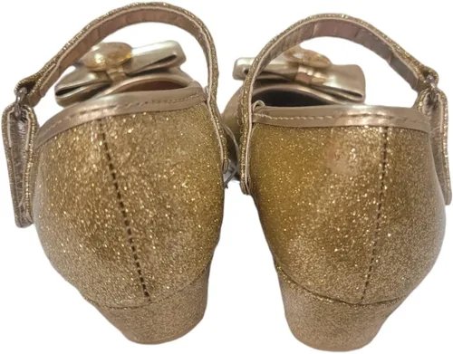 Vista 4 de Disney Princess Gold - Zapato de vestir con tacón para niña (niñoniño pequeño)