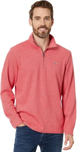 Vista 17 de vineyard vines Suéter con cremallera de un cuarto para hombre Gorra blanca