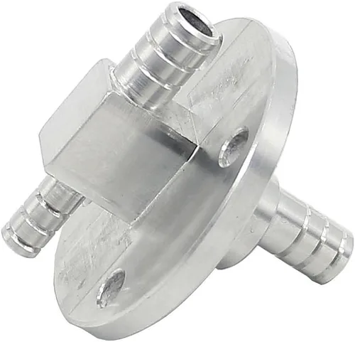 Vista 4 de Tanque de bomba de gasolina de recogida de combustible de aluminio sólido 6061-T6 para Yamaha Rhino 660 Carb Modelos