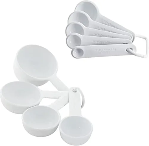 Vista 14 de KitchenAid Juego de tazas medidoras y cucharas, remolacha, 9 piezas