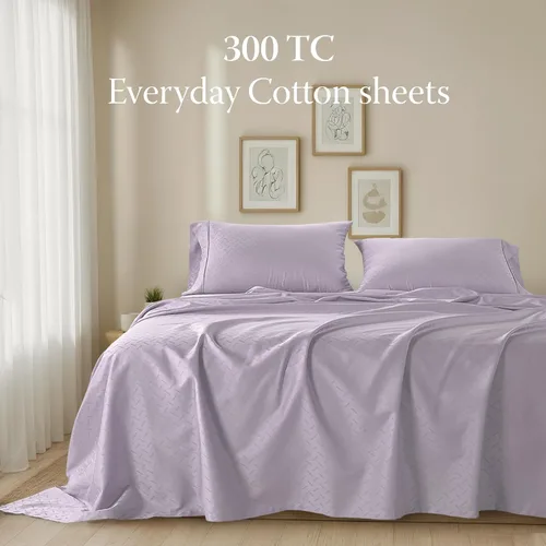 Vista 48 de Threadmill Juego de sábanas de algodón Twin Sábanas 100% algodón para cama tamaño Twin Juego de sábanas de satén jacquard damasco con bolsillo