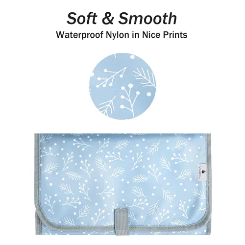 Vista 2 de Cambiador portátil para bebé – Cambiador de pañales impermeable – Cambiador compacto para bebé – Cambiador de pañales de viaje – Cambiador plegable