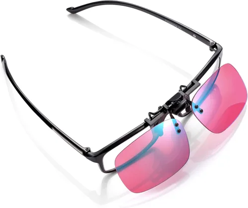 Vista 4 de Pilestone TP-029 Lens B - Gafas de color con clip para ceguera roja y verde severa