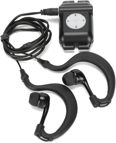 Vista 8 de Goshyda Reproductor MP3 impermeable IPx8, sonido de alta fidelidad de 4 GB, con auriculares subacuáticos, reproductor de MP3 para nadador
