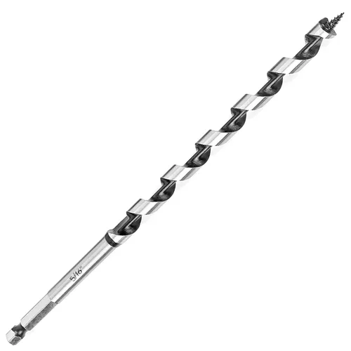 Vista 15 de Broca de taladro de 1-1/2 pulgadas x 9 pulgadas para madera, vástago hexagonal de 1-1/2 pulgadas, broca larga para madera suave y dura, plástico