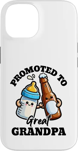 Vista 4 de Great Grandpa to Be Promoted to Great Grandpa Est. 2026 2027 Case for iPhone 16