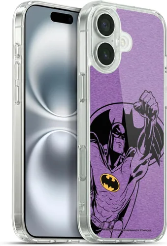 Vista 426 de Head Case Designs Funda de gel con licencia oficial de Batman DC Comics Bat Signal Logos [protección de grado militar] compatible con Apple iPhone 7