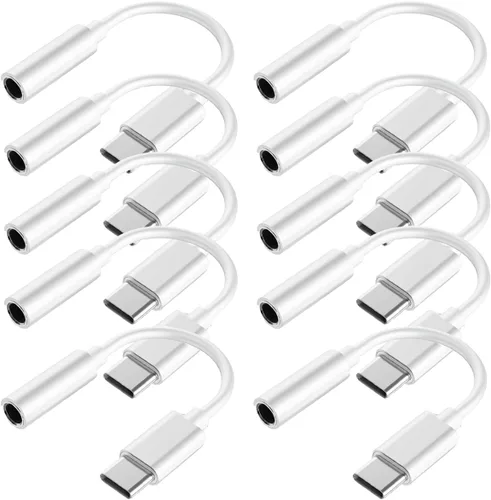 Vista 13 de Adaptador USB C a conector de auriculares de 0.138 in para iPhone 16/16 Pro/15/15 Pro/Pro Max/Plus, cable auxiliar tipo C compatible con iPad