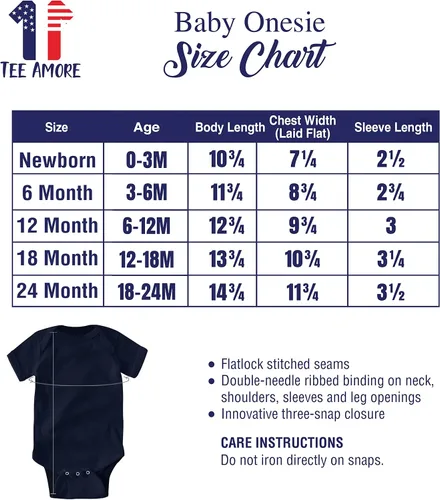 Vista 6 de TEEAMORE Body personalizado para bebé, añade tu texto para bebé niña y niño