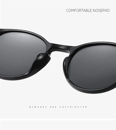 Vista 4 de GAOXIN Lentes de sol polarizados retro con marco demasiado redondo para hombres y mujeres, para exteriores, sombreado del sol, playa, conducción