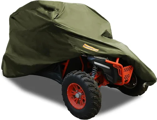 Vista 9 de X AUTOHAUX Cubierta UTV para Polaris RZR XP 4 General 4 para Can Am Defender Commander Max 210D Oxford protección para todo tipo de clima, cubierta