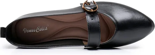 Vista 4 de VenusCelia Zapatos planos Mary Jane para mujer