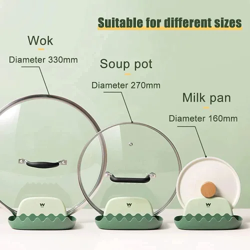 Vista 7 de Soporte para cuchara de cocina, soporte para utensilios de cocina, cucharón de cocina/espátula/cuchara, estufa de cuchara, resistente al calor, sin