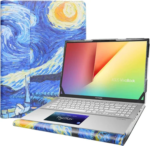 Vista 11 de Funda protectora para Asus VivoBook S15 S532FA/VivoBook 15 F512DA F512FA X512FA/Q547FD Q537FD/ZenBook Flip 15 Q538EI Q528EH y funda para Lenovo Negro