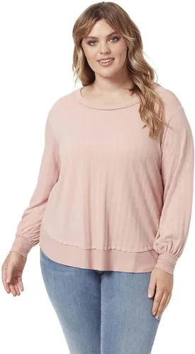 Vista 4 de Jessica Simpson Women's Poppy Rib Trim Pullover