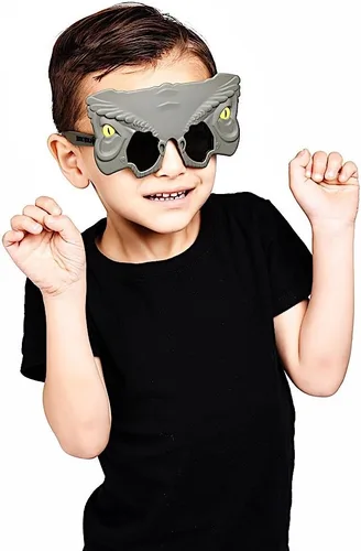 Vista 4 de Sunstaches Jurassic World Lil Character Blue Raptor Gafas de sol, UV 400, recuerdos de fiesta