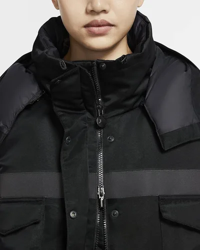 Vista 3 de Mujer Nike Down-Fill Parka Chaqueta NSW City Ready Negro
