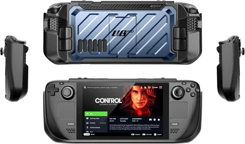 Vista 7 de SUPCASE Unicorn Beetle Pro Series - Funda para Steam Deck (2022) / Steam Deck OLED (2023), funda protectora delgada y resistente con soporte