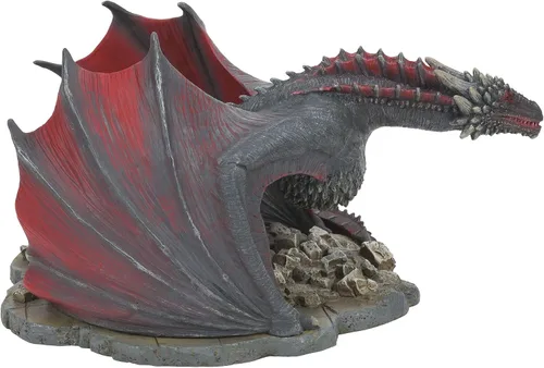 Vista 3 de Department 56 Juego de Tronos - Figura de dragón Drogon de accesorios de pueblo, 4.92 pulgadas, multicolor