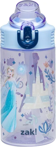 Vista 34 de Zak Designs Barbie Sage - Botella de agua para niños con popote a prueba