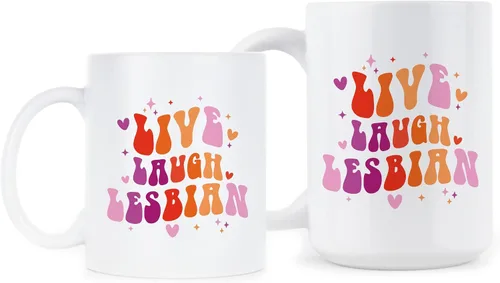 Vista 2 de We Got Good Live Lesbian Lesbian Mug LGBT Taza de café LGBTQ Tazas Pride Cups