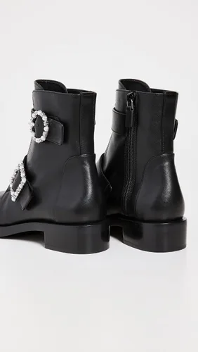 Vista 3 de Stuart Weitzman Botines Ryder Pearl Geo con hebilla para mujer