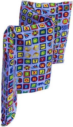 Vista 3 de KinderMat + Eric Carle Kinderbundle - ABC & 123 - Alfombrilla para siesta completa y funda lavable, edición especial - 47" x 22", paquete económico