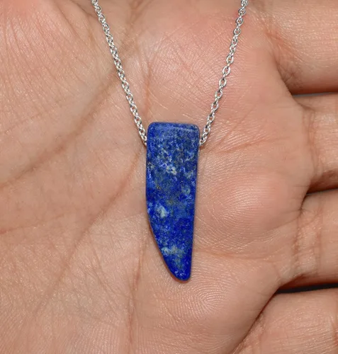 Vista 4 de Gemstone Raw Slice Necklace