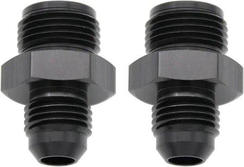 Vista 13 de Adaptador de ajuste de tubo de aluminio -4AN AN4 macho acampanado a rosca macho de 5/8 x 18 con asiento invertido, conector acampanado invertido