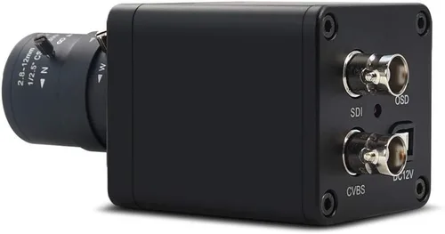 Vista 3 de MOKOSE Cámara 3G / HD SDI 1080@60/50/30/25P, cámara de seguridad CCTV digital HD 1080@60/50i, sensor de alta sensibilidad 1/2.8 CMOS con lente HD