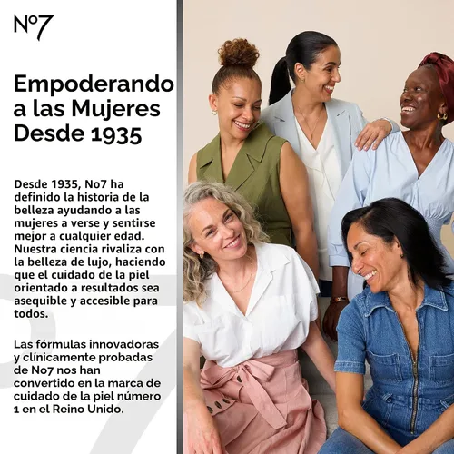Vista 9 de No7 Airbrush Away Primer Facial - Prebase de Maquillaje Hidratante con Ácido Hialurónico - Ayuda a Suavizar la Apariencia de Líneas Finas y Arrugas