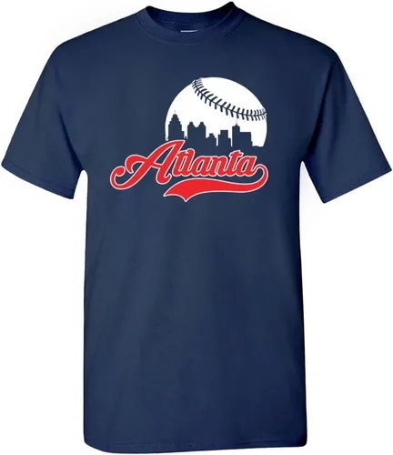 Vista 35 de Xtreme Apparrel Cityscape Skyline - Camiseta para hombre para fanáticos del béisbol