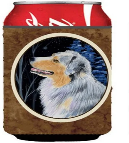 Vista 19 de Caroline's Treasures SS8447CC Starry Night English Bulldog - Enfriador para latas o botellas, lavable, funda plegable con aislamiento para bebidas