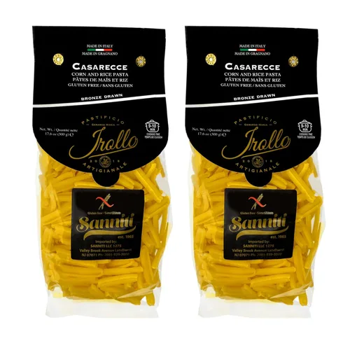Vista 11 de Sanniti Pasta mixta artesanal sin gluten Ammischiata di Gragnano Importada de Italia, 17.6 oz