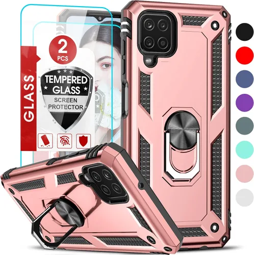 Vista 154 de LeYi Funda para Moto G Stylus 2022 4G (no compatible con 5G), funda para Moto G Stylus con 2 protectores de pantalla, funda protectora de grado Oro