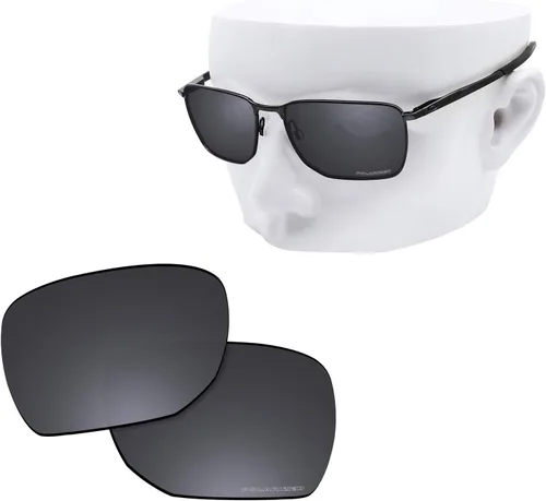 Vista 2 de OOWLIT Lentes de repuesto compatibles con Oakley Ejector Sunglass Negro