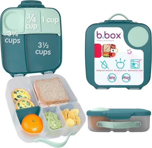 Vista 14 de Bbox - Lonchera Bento Jumbo Batman Lonchera para niños y adultos, 4 compartimentos, a prueba de fugas, apta para lavavajillas, sin BPA, sin PFAS
