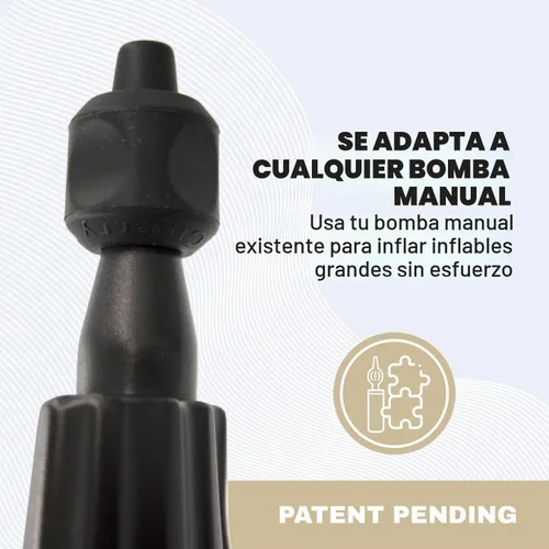 Vista 7 de Chrome Cherry Adaptador inflable para bombas de mano, adaptador de bomba de aire versátil y duradero para inflables