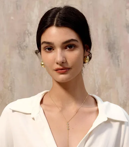Vista 10 de Aretes de aro gruesos de oro para mujer, chapados en oro de 14 quilates, aretes de aro triple, hipoalergénicos, a la moda, aretes de aro gruesos