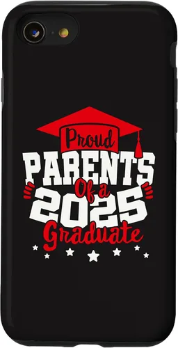 Vista 13 de iPhone 15 Parents of a 2025 Graduate Class Senior Graduation Grad 25 Case