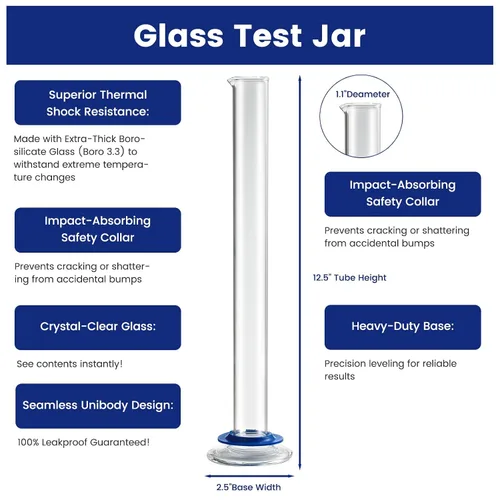 Vista 3 de Kit de Hidrómetro para Alcohol, Hidrómetro de Alcohol 0-200 Prueba y Tralle con Frasco de Prueba de Hidrómetro, Probador de Prueba de Alcohol