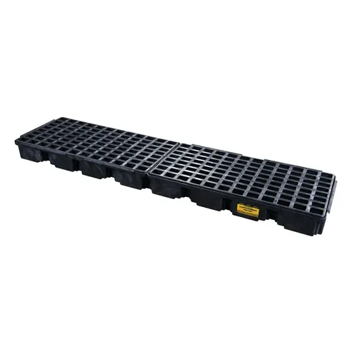 Vista 20 de Eagle Plataforma modular para derrames de un tambor, 26.25"x26"x6.5", sumidero de 15 galones, bandeja de contención de capacidad de carga de 2,000
