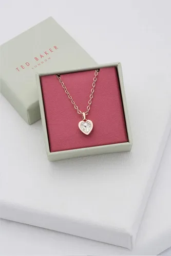 Vista 9 de Ted Baker London Hannela - Collar con colgante de corazón de cristal para mujer