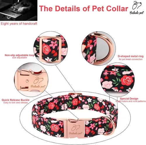 Vista 276 de Collar para perros del 4 de julio, collares patrióticos azules para cachorros y perros pequeños, ligero y ajustable 1776 collares para cachorros