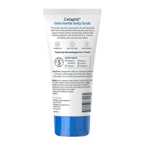 Vista 8 de Cetaphil - Limpiador facial exfoliante, exfoliante facial diario extrasuave, exfolia y limpia suavemente, para todo tipo de piel, no irrita e