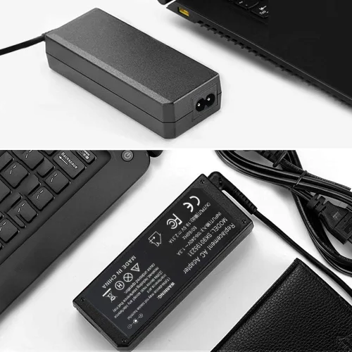 Vista 7 de Cargador para portátil de 45 W compatible con laptop HP de 14 pulgadas 14-DK 14-DQ 14-DF 14-DH 14-DS 14-AC 14-AK 14-AL 14-BA Series, 14-DF0023CL