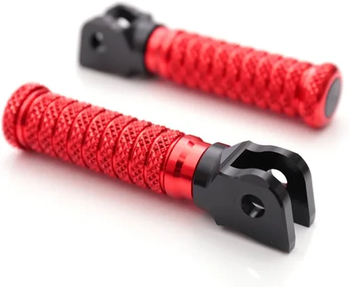 Vista 21 de MC MOTOPARTS POLE - Clavijas de pie delanteras elevadoras de extensión CNC de 0.984 in compatibles con YZF R3 2015-2017